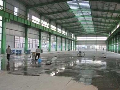 沿滩区厂房地面保洁